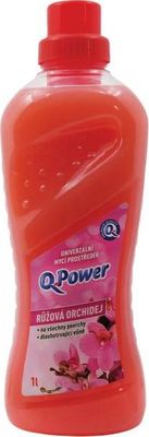 Q-Power UNI čistič na podlahy a povrchy 1 l - Ružová orchidea