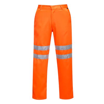 PORTWEST RT45 Reflexné nohavice Hi-Vis RIS oranžové