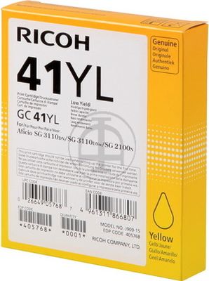Ricoh Ink GC41 LC Yellow Gelb (405768)