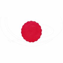 Rozetka (PAP-Airlaid) PREMIUM červená O9cm [40 ks]