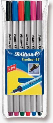 Sada linerov Pelikan Fineliner 96-0,4/6S