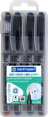 Sada popisovačov na CD/DVD/BD Centropen 4606/4S