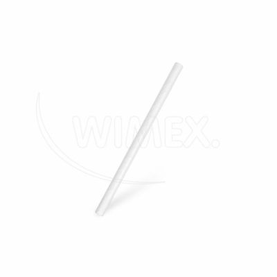 Slamka papierová biela `JUMBO` O8mm x 15cm [100 ks]