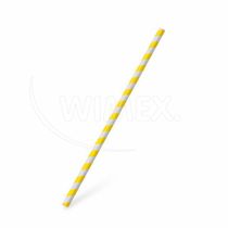 Slamka papierová Špirála žltá `JUMBO` O8mm x 25cm [100 ks]
