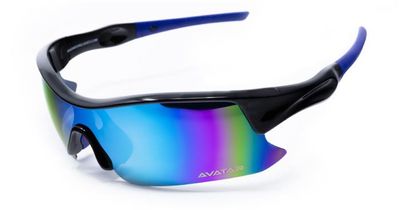 Slnečné okuliare "Shield", HD polarizačné sklíčka, AVATAR, čierna