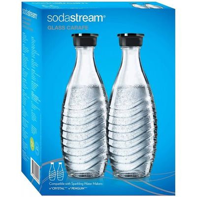 Sodastream 2 x 0,6 l sklenená fľaša pre CRYSTAL a PENGUIN
