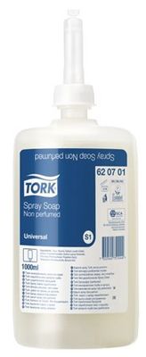 Sprejové mydlo, 1 l, S1 systém, TORK, neparfumované (620701)