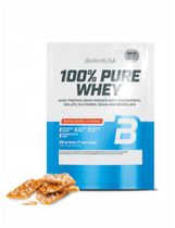 Srvátkový proteínový prášok, 28g, BIOTECH USA "100% Pure Whey", slaný karamel