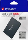 SSD (vnútorná pamäť), 256GB, SATA 3, 460/560MB/s, VERBATIM 
