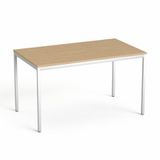 Stôl, univerzálny, s kovovými nohami, 75x130 cm, MAYAH 