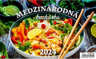 Stolový kalendár Medzinárodná kuchárka 2024