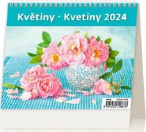 Stolový kalendár MiniMax Kvetiny 2024