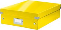 Stredná organizačná krabica Click & Store žltá