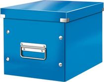 Štvorcová krabica A5 (M) Click & Store metalická modrá