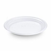 Tanier (PP) Reware Dinner ECONOMY vratný biely O22cm [100 ks]