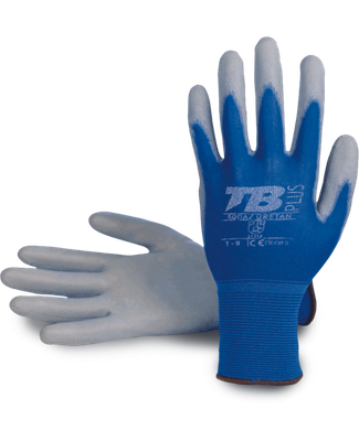 TB 500AZ URETAN rukavice, modré