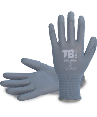 TB 500G2 URETAN rukavice, sivé