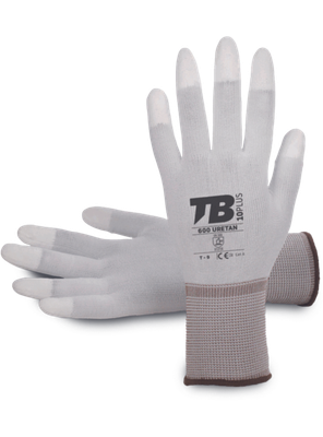 TB 600 URETAN rukavice, sivé