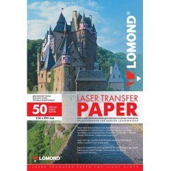 Termotransférový papier Lomond pre laserovú tlač, A4, 50 hárkov, pre svetlý textil