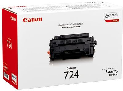 toner CANON CRG-724 black LBP 6750DN/6780x, MF512X/515X