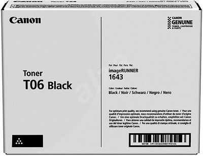 toner CANON T06 black iR 1643i/1643iF