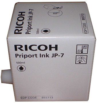 Toner ink RICOH JP7 (893713/817219) BK Priport JP 750 - originál (500 ml)