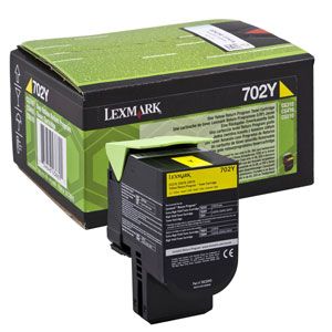 Toner Lexmark CS310/CS410/CS510 702Y YELLOW 1K  