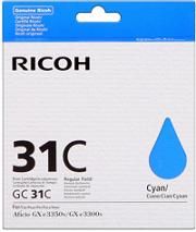 Toner RICOH GC 31 LC (405689) cyan - originál (1 000 str.)