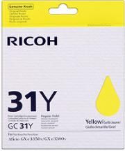 Toner RICOH GC 31 LC (405691) yellow - originál (1 000 str.)
