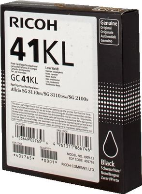 Toner RICOH GC 41 LC (405765) Aficio SG 2100/SG 3110 black - originál (600 str.)