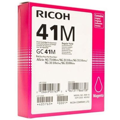 Toner RICOH GC 41 HC (405763) magenta - originál (2 200 str.)
