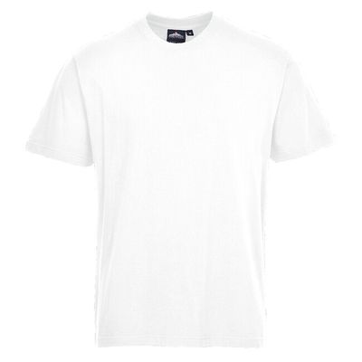 PORTWEST B195 Tričko s krátkym rukávom Turin Premium Biele
