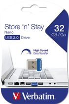 USB, 2GB, USB 3.0, 80/25MB/sec, VERBATIM "NANO STORE ´N´ STAY"