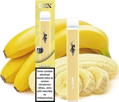 VENIX Jednorázová 400 mAh banánová 1 ks