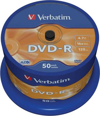 VERBATIM DVD-R 4.7GB 16x (50) SP