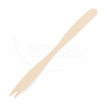 Vidlička desiatová drevená dlhá 14cm [500 ks]