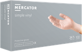 Vinylové rukavice MERCATOR ® simple vinyl (PF) - (100 ks/bal)