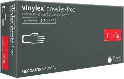 Vinylové rukavice MERCATOR vinylex® powder-free - (100 ks/bal)