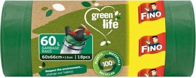 Vrecia zaväzovacie FINO Green Life  Easy 60 ?, 27 mic., 60 x 66 cm (18 ks)