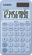 Vrecková kalkulačka, 10-miestna, CASIO "SL 310", svetlomodrá