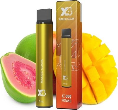 X4 Bar - 0mg - ZERO - Mango Guava (Mango a guava)
