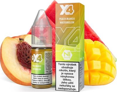 X4 Bar Juice Peach Mango Watermelon 10 ml 20 mg