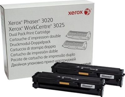 Xerox Cartridge DMO 3020 3025 Black Schwarz (106R03048) (2 x 1,5k)