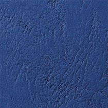 Zadný obal, A4, 250 g, koženkový vzor, GBC "LeatherGrain", modrá