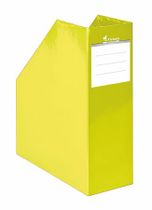 Zakladač, kartónový, 90 mm, VICTORIA, "Premium", žltý