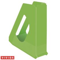 Zakladač, plastový, 68 mm, ESSELTE "Europost", Vivida zelený