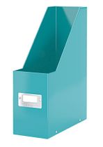 Zakladač, PP/kartón, 95 mm, lakový lesk, LEITZ "Click&Store", šadovo modrý