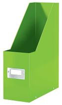 Zakladač, PP/kartón, 95 mm, lakový lesk, LEITZ "Click&Store", zelená
