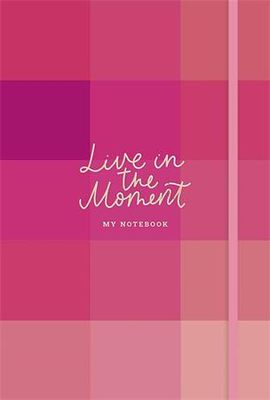 Zápisník, A5, 96 listov, SHKOLYARYK "Live in the moment", mix
