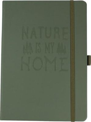 Zápisník Donau A5 outdoorový štvorčekový hnedý s vodeodolným papierom